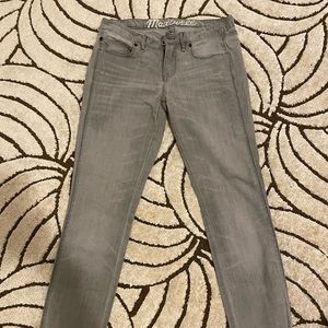 Madewell trendy grey jeans